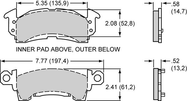 Pad Set, BP-10, D52